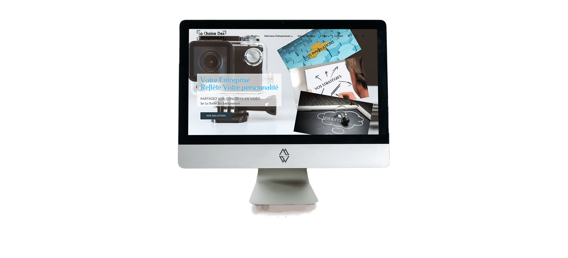 Site Wordpress La Chaîne des Entrepreneurs
